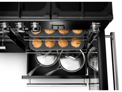 Black induction deals range cooker